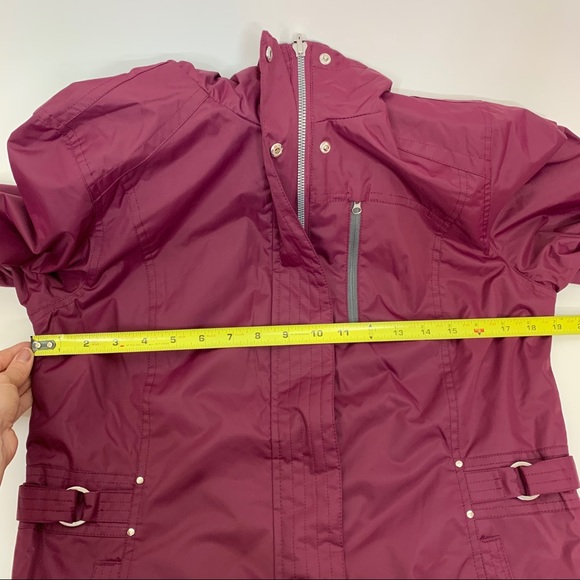 Free Country Reversible Gray Fax Fur Garnet Radiance Jacket New Nwt Size Small - Picture 15 of 16